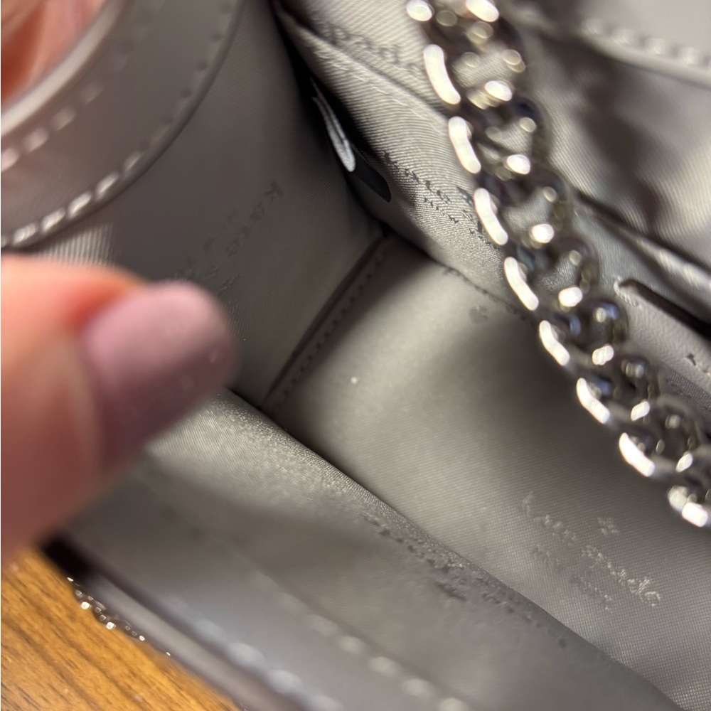 Kate Spade Silver Crossbody Bag - Picture 8 of 12